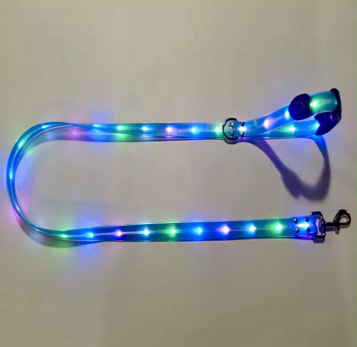 🐕 Trela Luminosa LED Recarregável para Cães