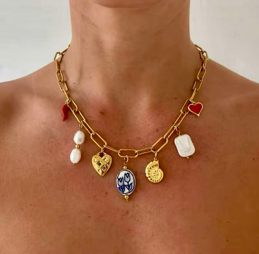 Boho Glow – O colar dourado com um brilho único